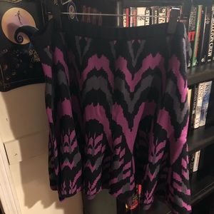((Brand New)) - Torrid Pink and Grey Skirt